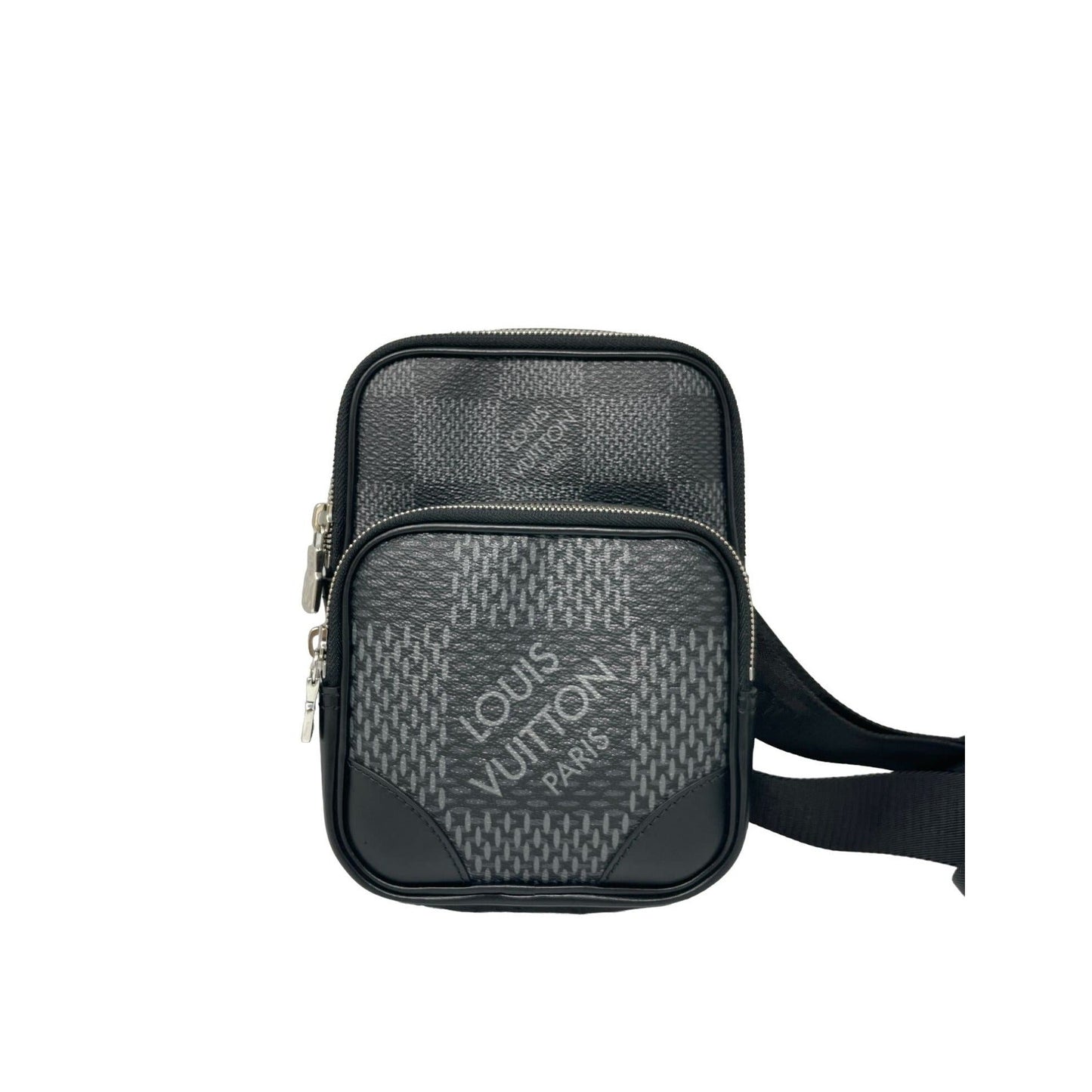 Louis Vuitton  Louis Vuitton  Damier Graphite Amazone Sling 3D - Black