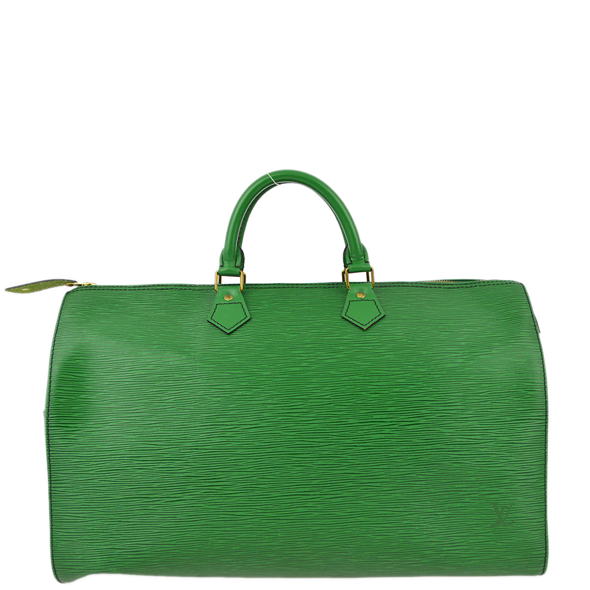 Louis Vuitton 1990 Green Epi Speedy 40 Handbag M42984