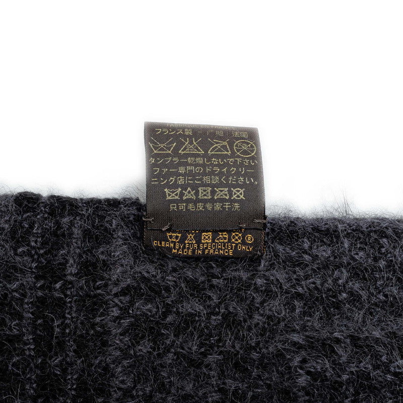 Louis Vuitton Elena Maffler M75091 Black Gr Wall for Silk  Louis Vuitton