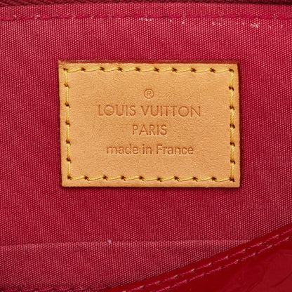 LOUIS VUITTON Alma BB in Monogram Vernis Red M91771