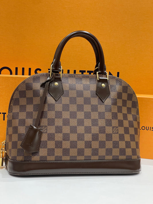 Louis Vuitton - Sac Alma PM damier ébène