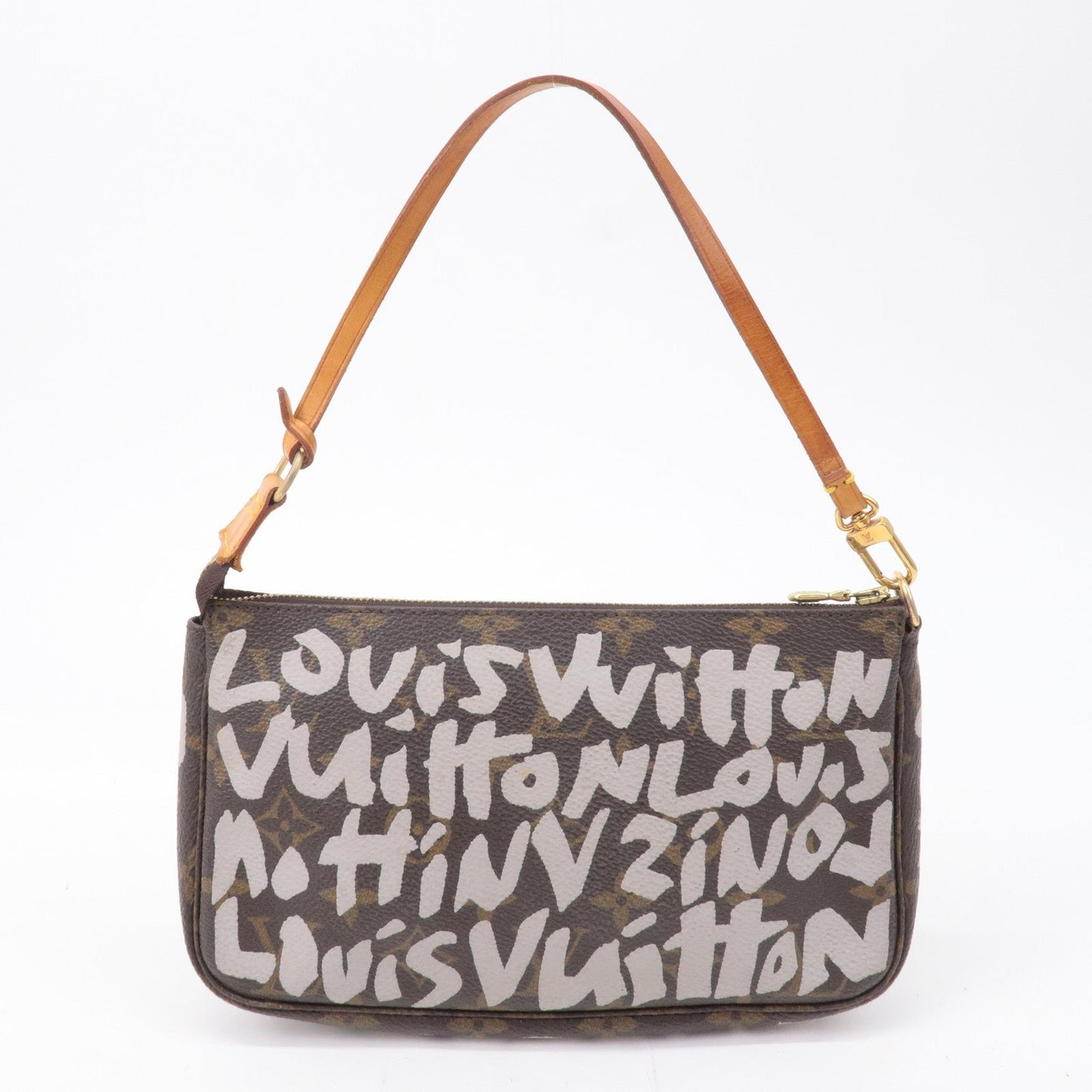 Authc Louis Vuitton Monogram Graffiti Pochette Accessoires Pouch M92192