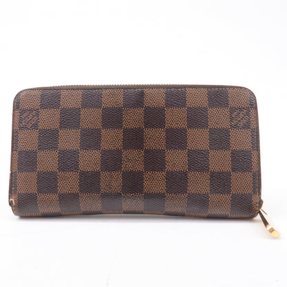 Louis Vuitton Damier Zippy Wallet Long Wallet Brown N60015