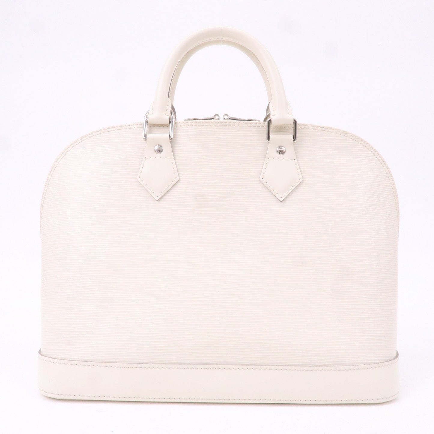 Louis Vuitton Epi Alma Hand Bag White Ivoire M5280J