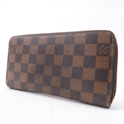 Louis Vuitton Damier Zippy Wallet Long Wallet Brown N60015