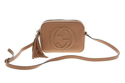 Gucci Camel Coloured Leather Soho Disco