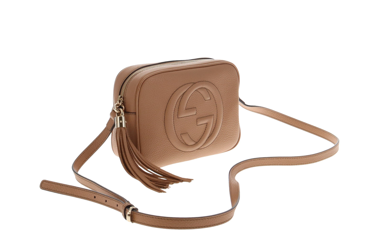 Gucci Camel Coloured Leather Soho Disco