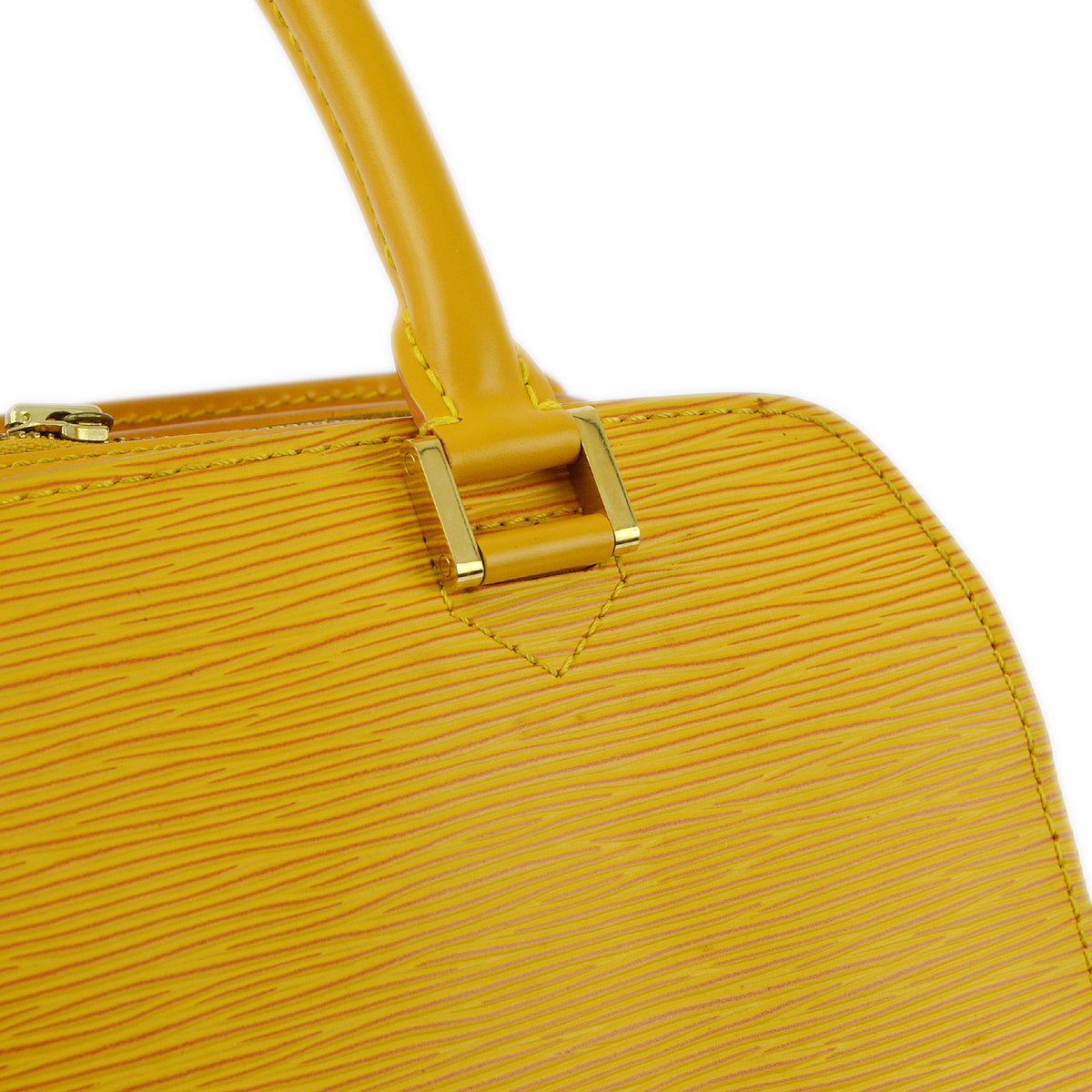 Louis Vuitton 2000 Yellow Epi Pont Neuf Handbag M52059