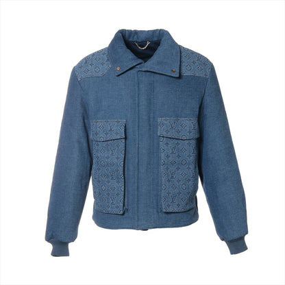 Louis Vuitton 23SS Cotton Denim Jacket 46  Blue RM231M Monogram