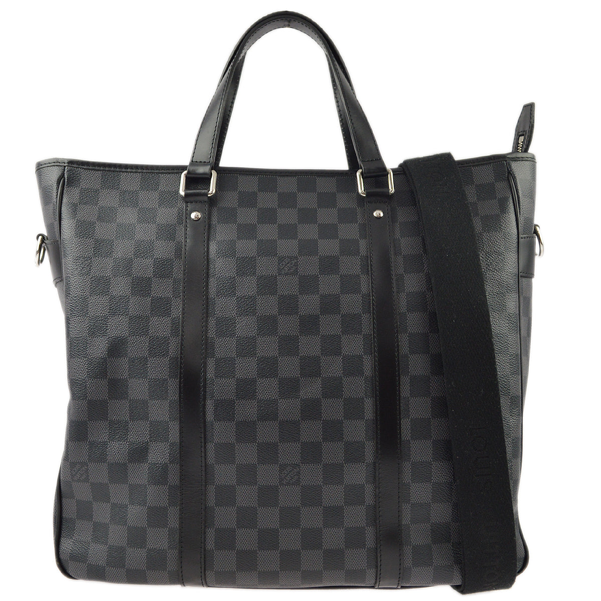 Louis Vuitton 2010 Damier Graphite Tadao 2way Tote Shoulder Handbag N51192