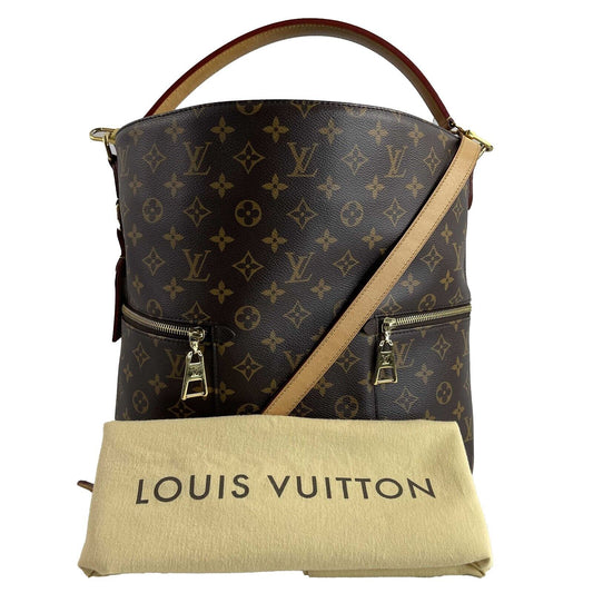 LOUIS VUITTON Melie Monogram Canvas Top Handle shoulder Strap Crossbody bag