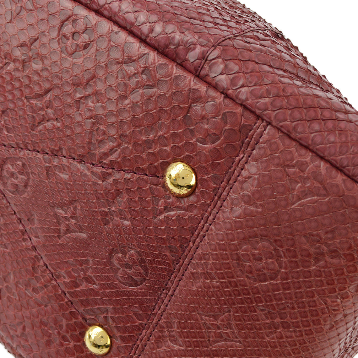 Louis Vuitton * Red Monogram Exotic Artsy MM Handbag Ｍ93451