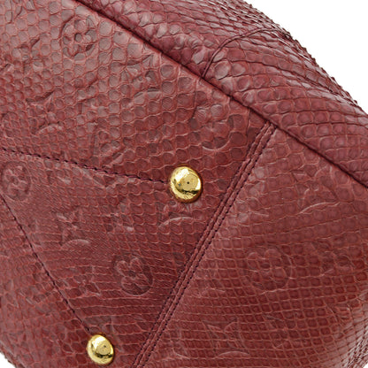 Louis Vuitton * Red Monogram Exotic Artsy MM Handbag Ｍ93451