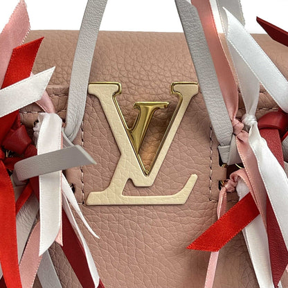 LOUIS VUITTON - Capucines Bag Limited Edition with Satin Ribbons w / Strap