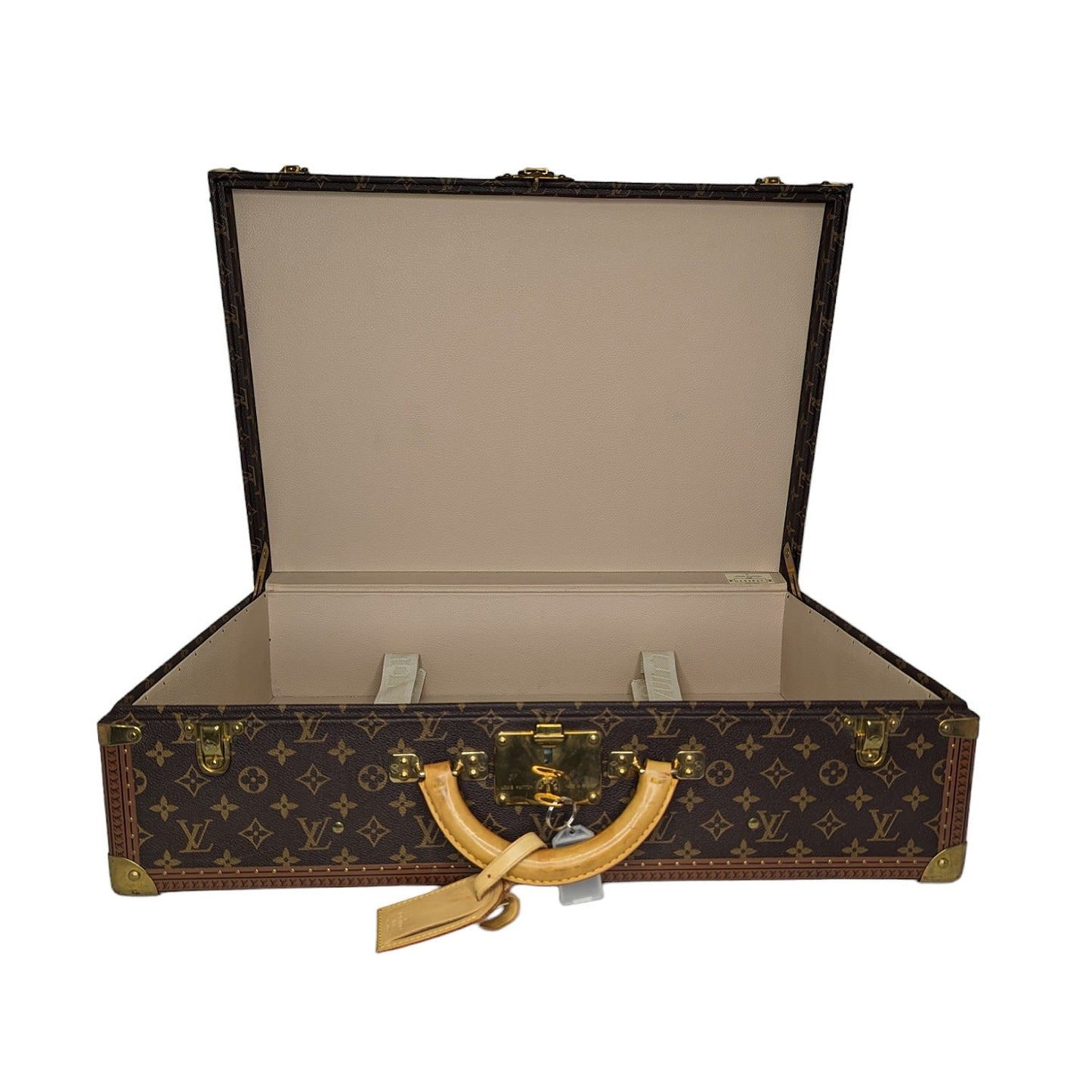 Louis Vuitton Monogram Alzer 60 Trunk Luggage