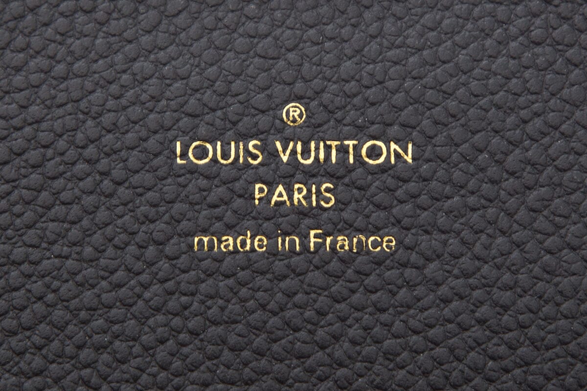 Louis Vuitton Black Empreinte Wallet on Chain Cross-Body