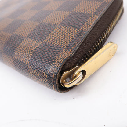 Louis Vuitton Damier Zippy Wallet Long Wallet Brown N60015