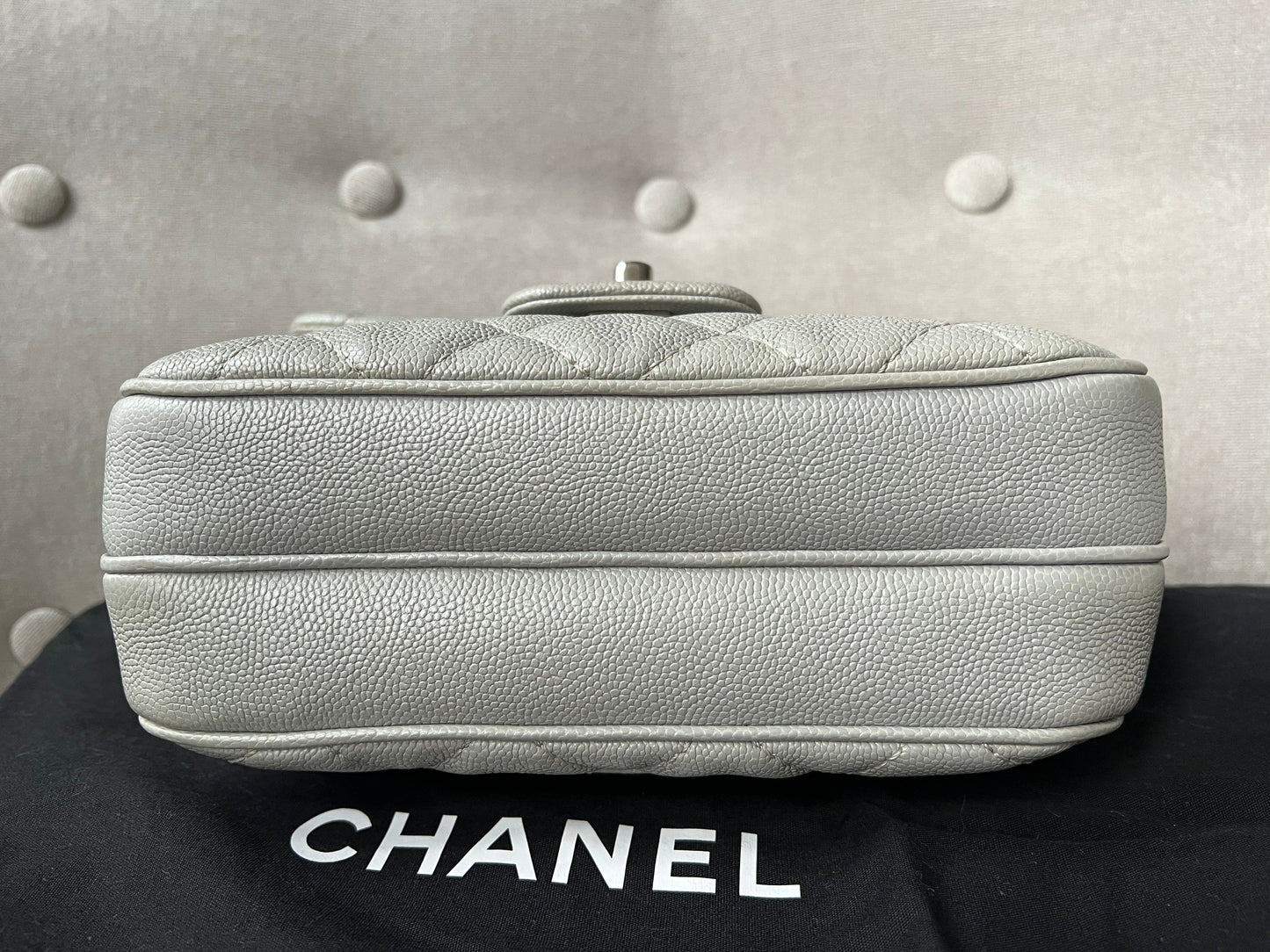 Chanel Grey Urban Mini Companion Flap