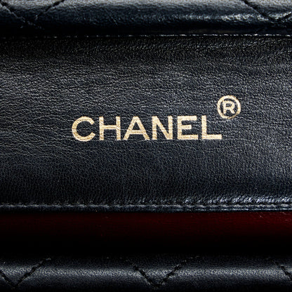 Chanel Classic Single Flap Medium Black Lambskin Gold