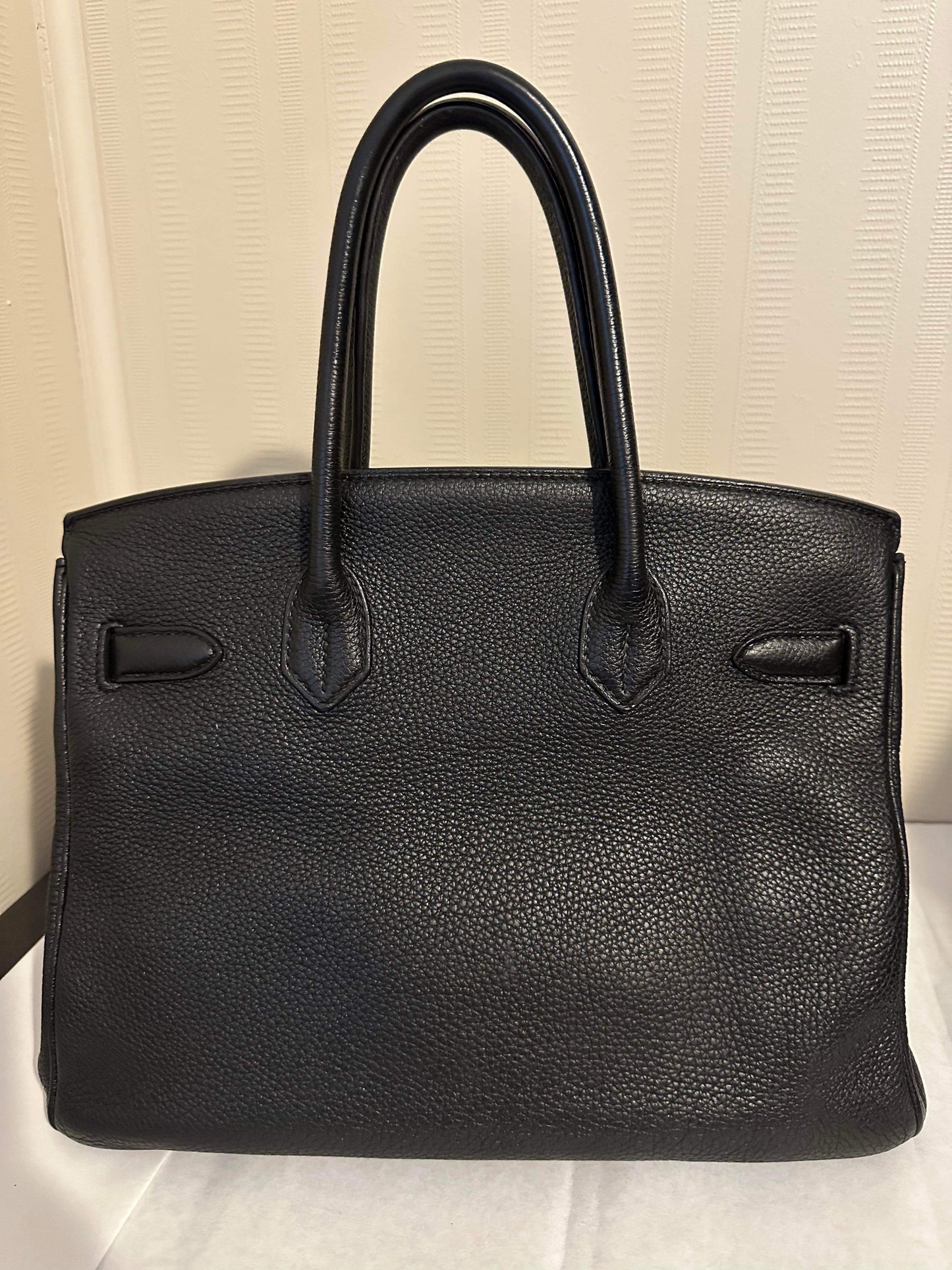 Hermes Birkin 30 noir Togo GHW handbag