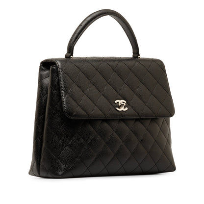 Chanel Caviar Kelly Top Handle Bag