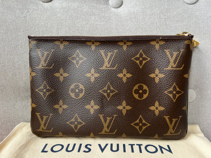 Louis Vuitton Double Zip Pochette Monogram (RRP £1150)