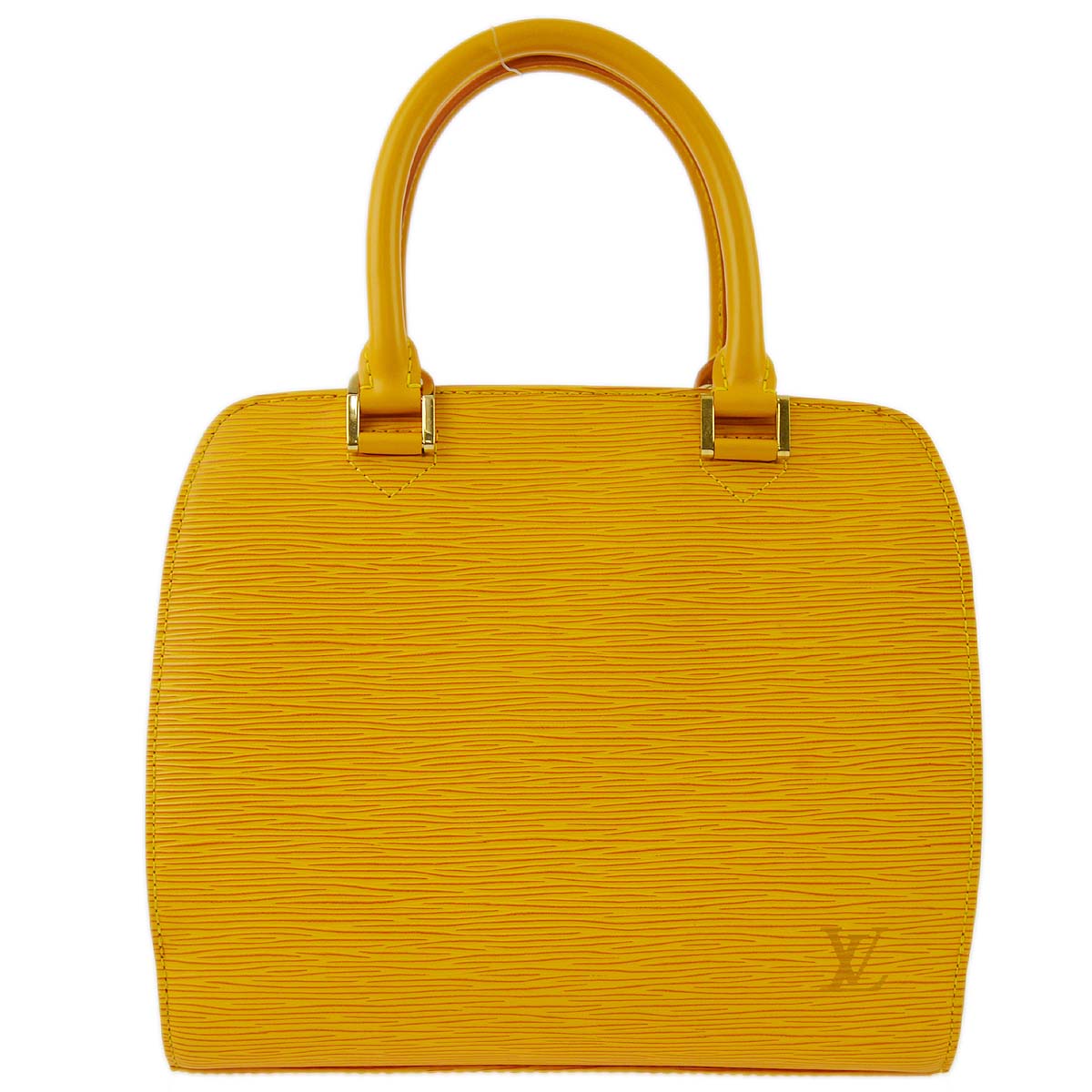 Louis Vuitton 2000 Yellow Epi Pont Neuf Handbag M52059