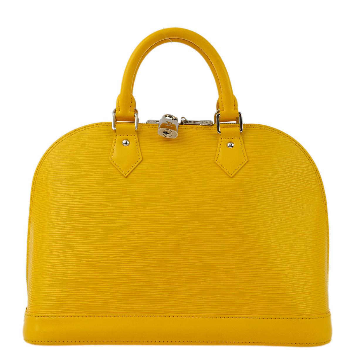 Louis Vuitton 2013 Yellow Alma PM Handbag Epi M40619