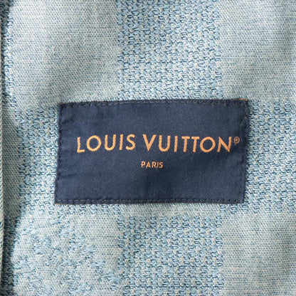 Louis Vuitton 24SS Cotton Denim Jacket 48 Mens Blue RM241 1AFHU6 Damiedenim Chic Jacket