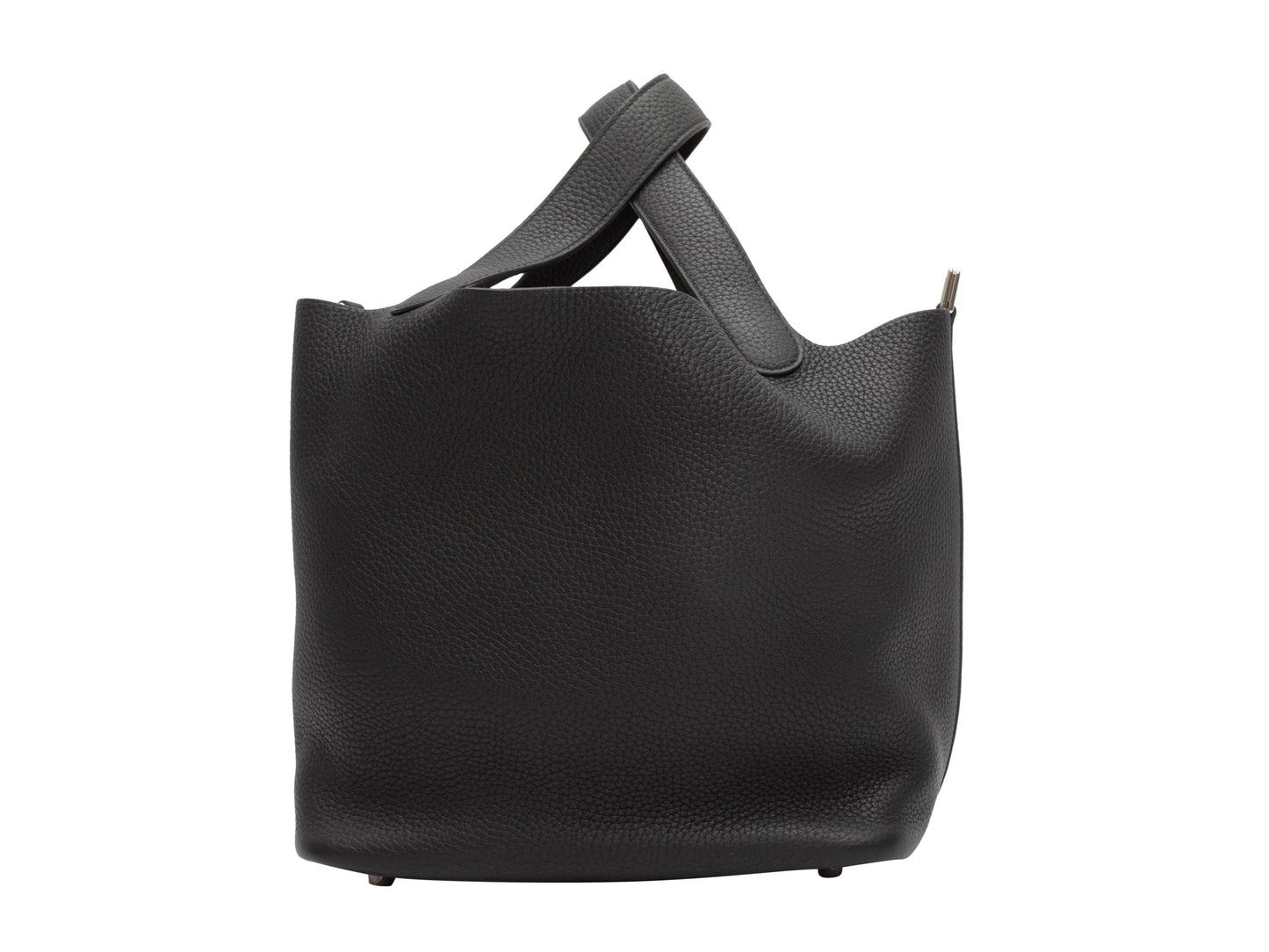 Black Hermes Picotin Togo Leather Tote