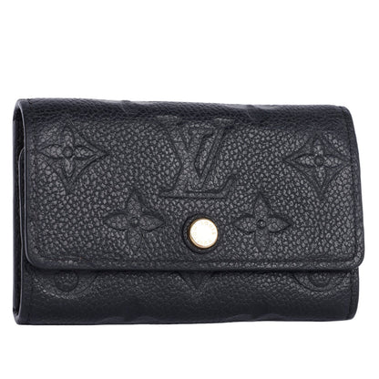 Black Leather Key Holder Wallet ( Pre Owned)