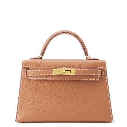 HERMES Mini Kelly Do Gold Epsom Size Mini