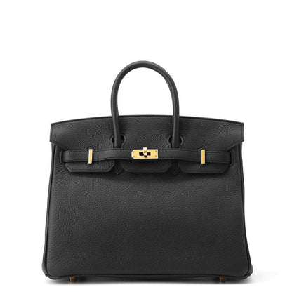 HERMES Birkin Black Togo Leather Size 25