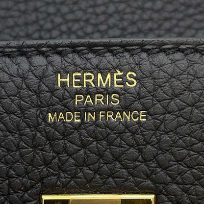 HERMES Birkin Black Togo Leather Size 25