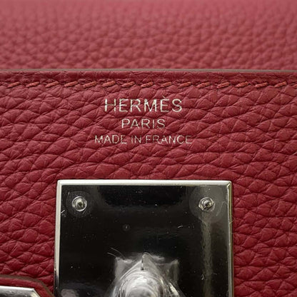 HERMES Kelly Retourne Rouge Grenat Togo Leather Size 28