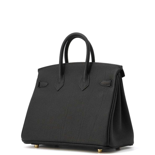 HERMES Birkin Black Togo Leather Size 25