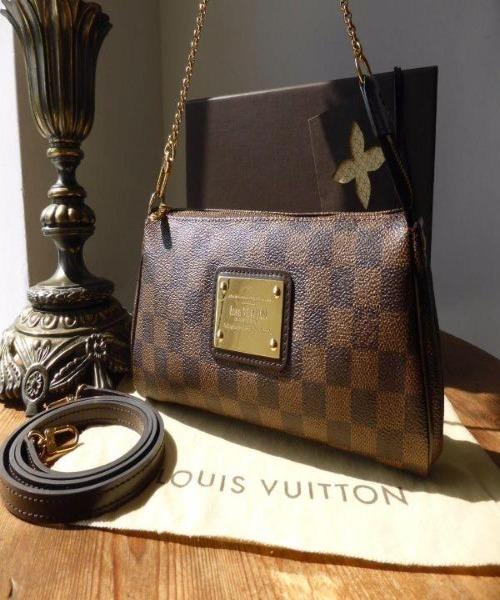 Louis Vuitton Eva Clutch Damier Ebene Canvas