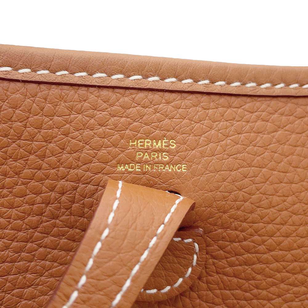 HERMES Evelyne Gold Taurillon Clemence Size TPM