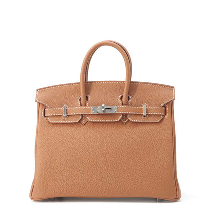 HERMES Birkin Gold Togo Leather Size 25