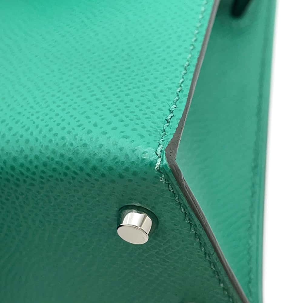 HERMES Mini kelly do Vert Jade Epsom Size Mini