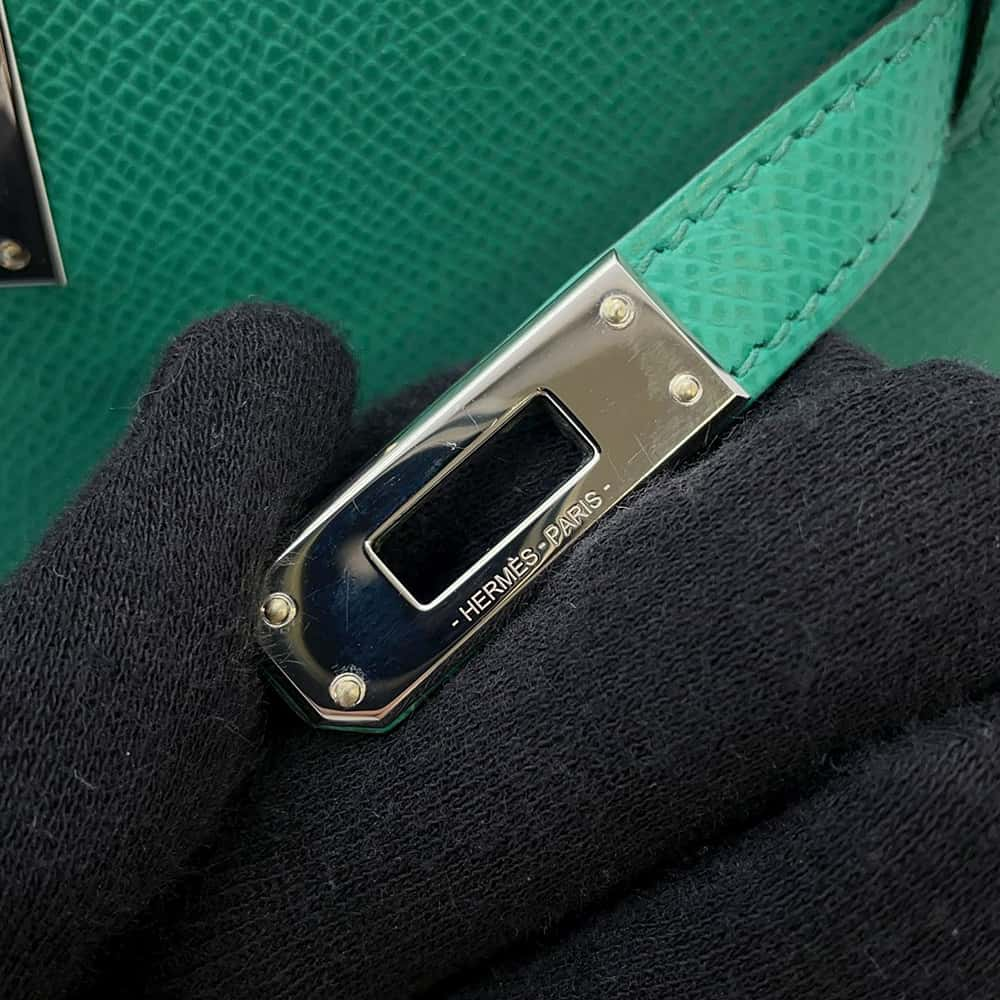 HERMES Mini kelly do Vert Jade Epsom Size Mini