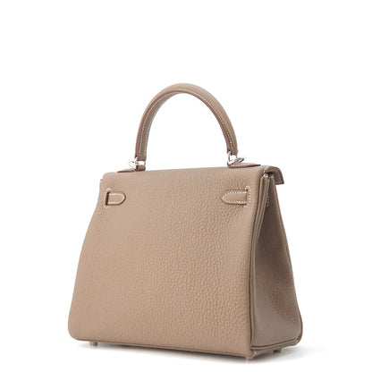 HERMES Kelly Retourne Etoupe Togo Leather Size 25