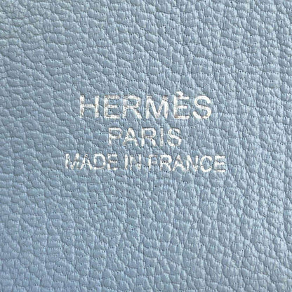 HERMES Jypsiere Blue Lin  Taurillon Clemence Size 34