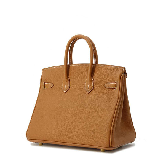 HERMES Birkin Gold Togo Leather Size 25