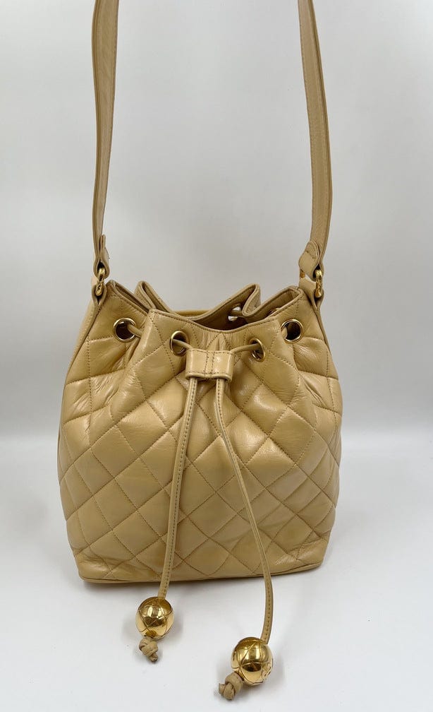 Chanel Quilted Bucket Bag