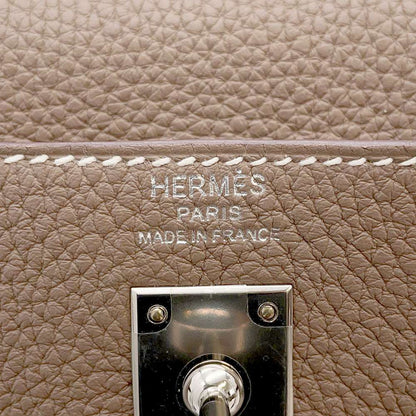 HERMES Kelly Retourne Etoupe Togo Leather Size 25