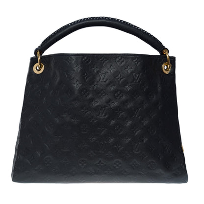 Louis Vuitton  Artsy MM Hobo Bag in dark blue monogram calfskin leather, GHW