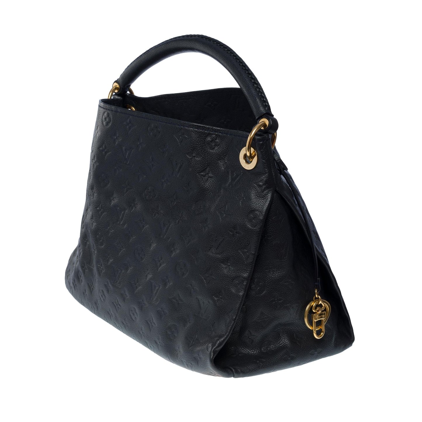 Louis Vuitton  Artsy MM Hobo Bag in dark blue monogram calfskin leather, GHW