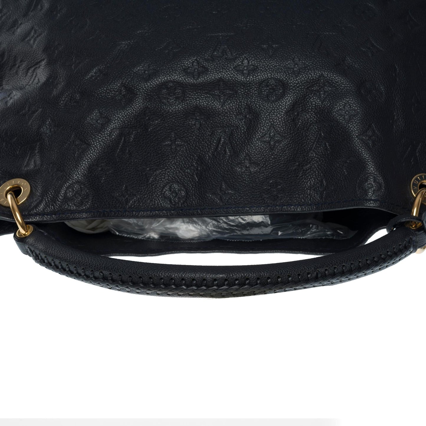 Louis Vuitton  Artsy MM Hobo Bag in dark blue monogram calfskin leather, GHW