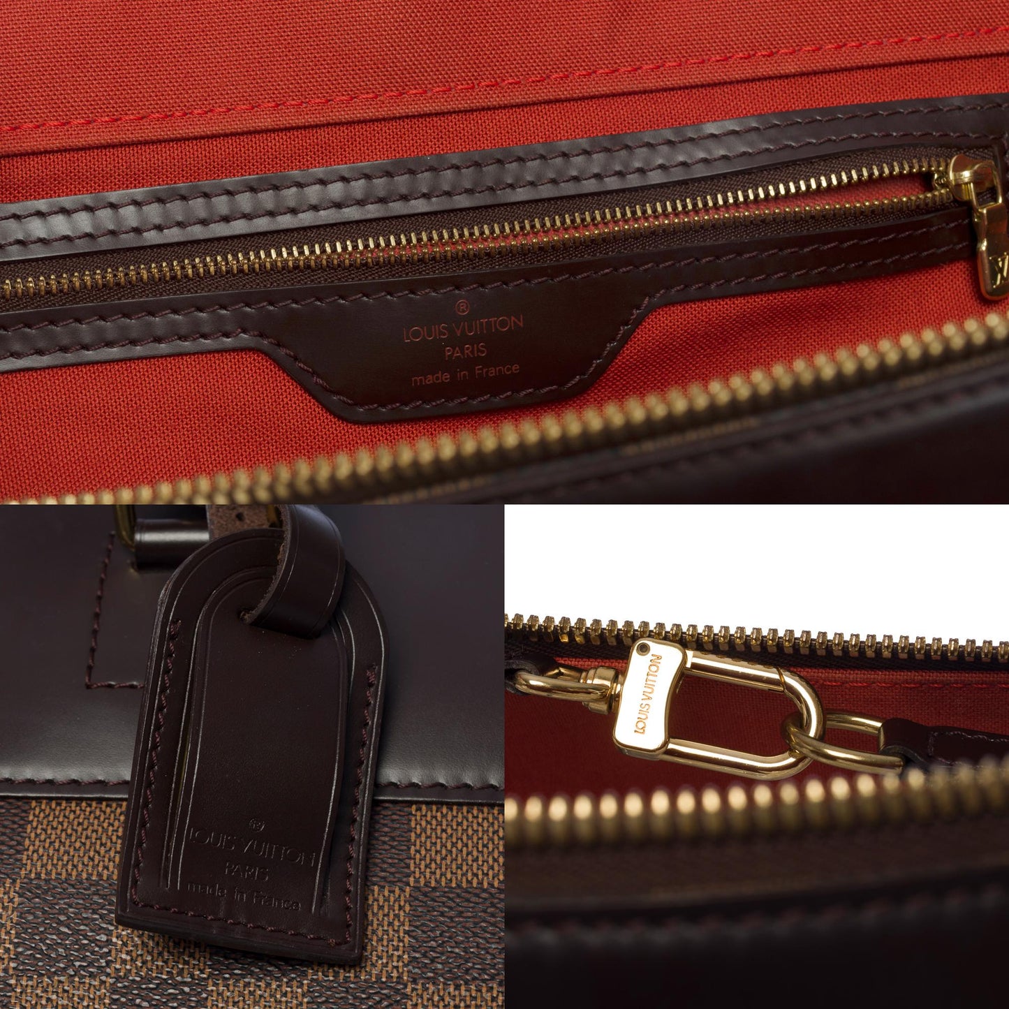 Louis Vuitton  Neo Greenwich travel Bag in brown canvas, golden hardware